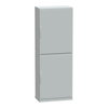 Floor standing encl.polyester vers.PLAZ w/plinth open bottom 2000x750x420 IP54