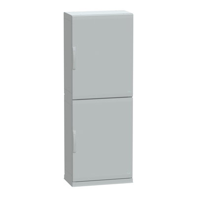 Floor standing encl.polyester vers.PLAZ w/plinth open bottom 2000x750x420 IP54