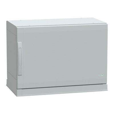 Floor standing encl.polyester vers.PLAZ w/plinth open bottom 500x750x420 IP54