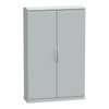 Floor standing encl.polyester vers.PLAZT w/open plinth+canopy 1500x1000x320 IP44