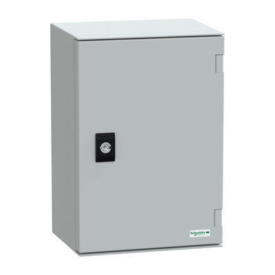 Wall-mounting encl. ABS/PC monobloc IP66 H310xW215xD160mm+metal mount.plate
