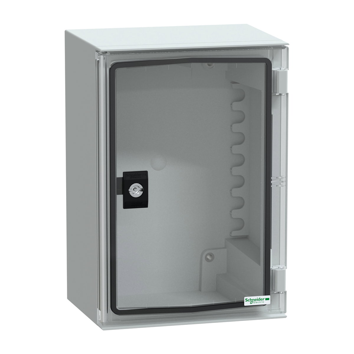 Wall-mounting encl. ABS/PC monobloc IP66 H310xW215xD160mm transparent door