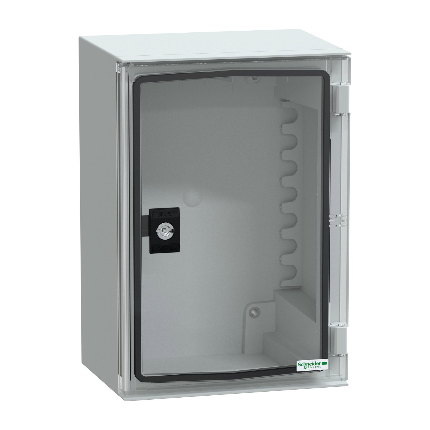 Wall-mounting encl. ABS/PC monobloc IP66 H310xW215xD160mm transparent door