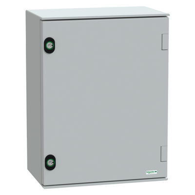 Wall-mounting enclosure polyester monobloc IP66 H430xW330xD200mm