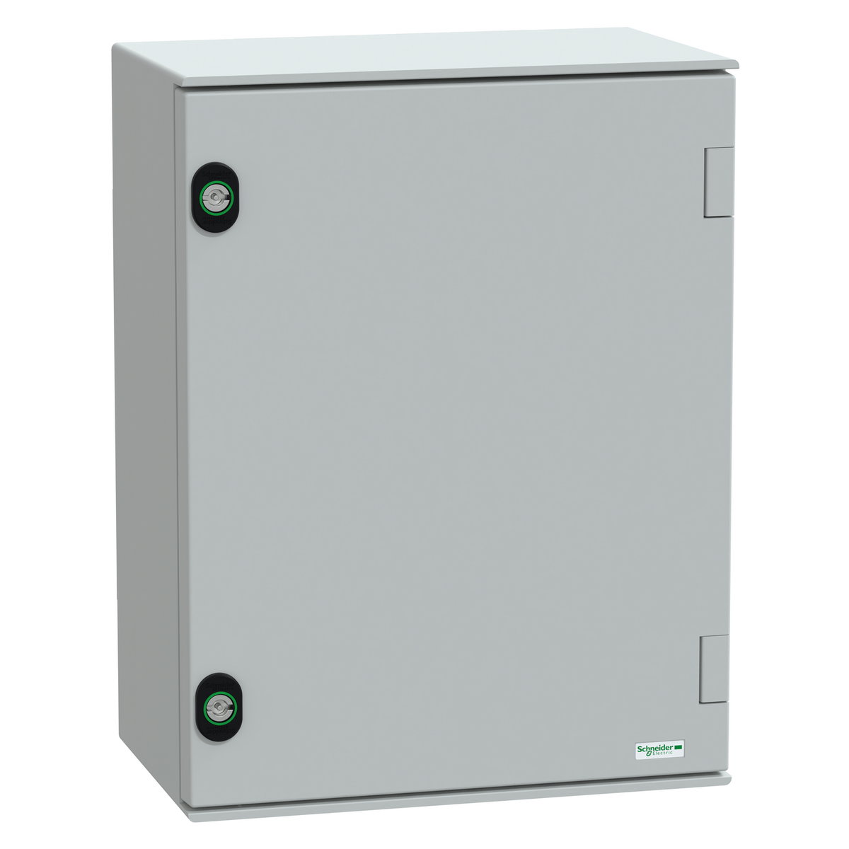 Wall-mounting encl. polyester monobloc IP66 H430xW330xD200mm+metal mount.plate
