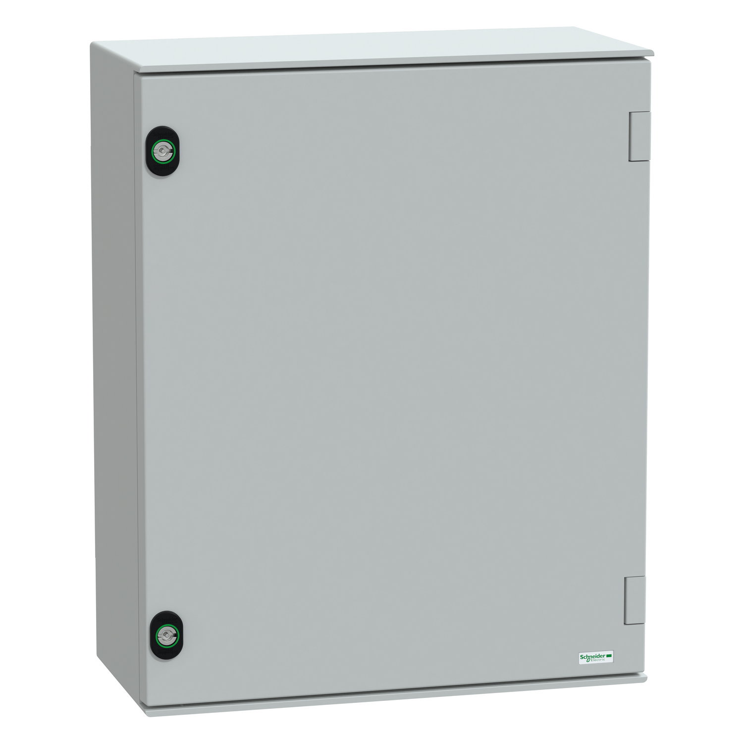 Wall-mounting encl. polyester monobloc IP66 H530xW430xD200mm+bakelite mount.pl.