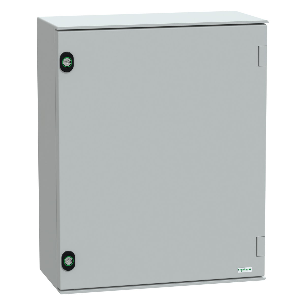 Wall-mounting encl. polyester monobloc IP66 H530xW430xD200mm+metal mount.plate