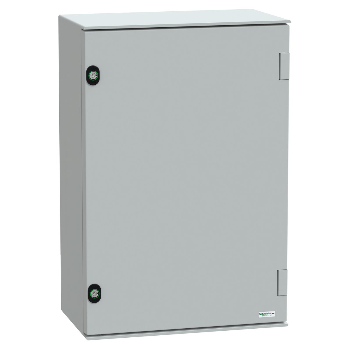 Wall-mounting encl. polyester monobloc IP66 H647xW436xD250mm+metal mount.plate
