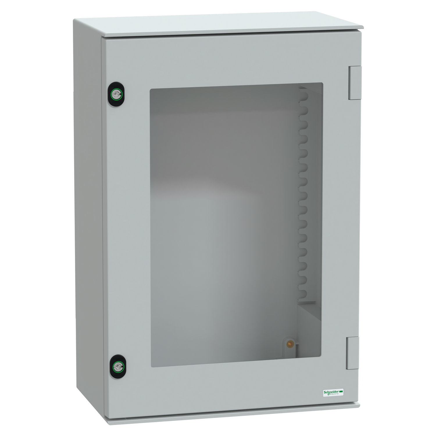 Wall-mounting enclosure polyester monobloc IP66 H647xW436xD250mm glazed door