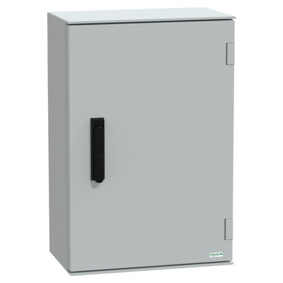 Wall-mounting enclosure polyester monobloc IP66 H647xW436xD250mm 3points lock