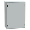 Wall-mounting encl. polyester monobloc IP66 H747xW536xD300mm+metal mount.plate