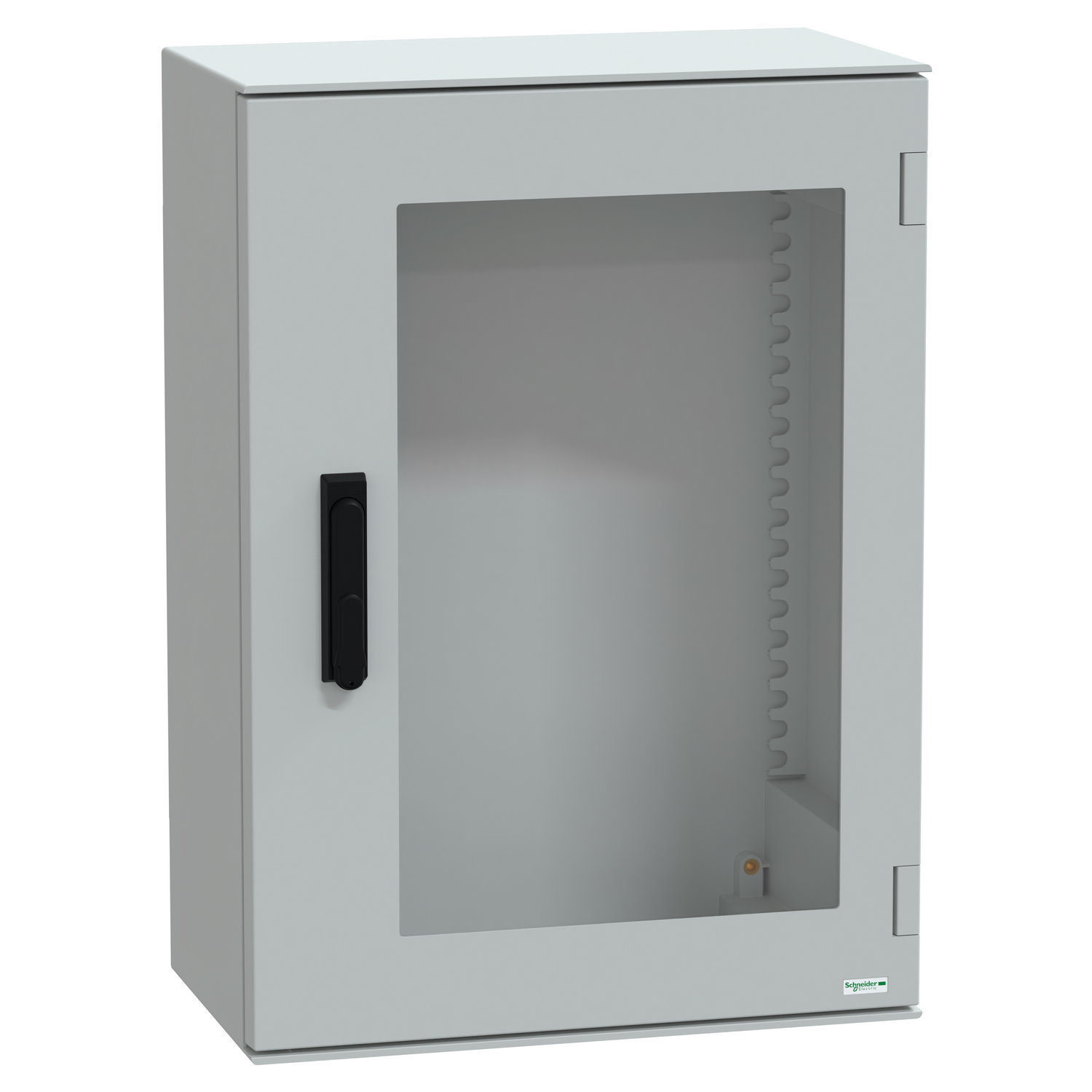 Wall-mounting encl. polyester monobloc IP66 747x536x300mm 3p.lock glazed door