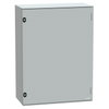 Wall-mounting encl. polyester monobloc IP66 H847xW636xD300mm+metal mount.plate
