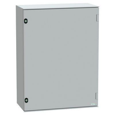 Wall-mounting encl. polyester monobloc IP66 H847xW636xD300mm+metal mount.plate