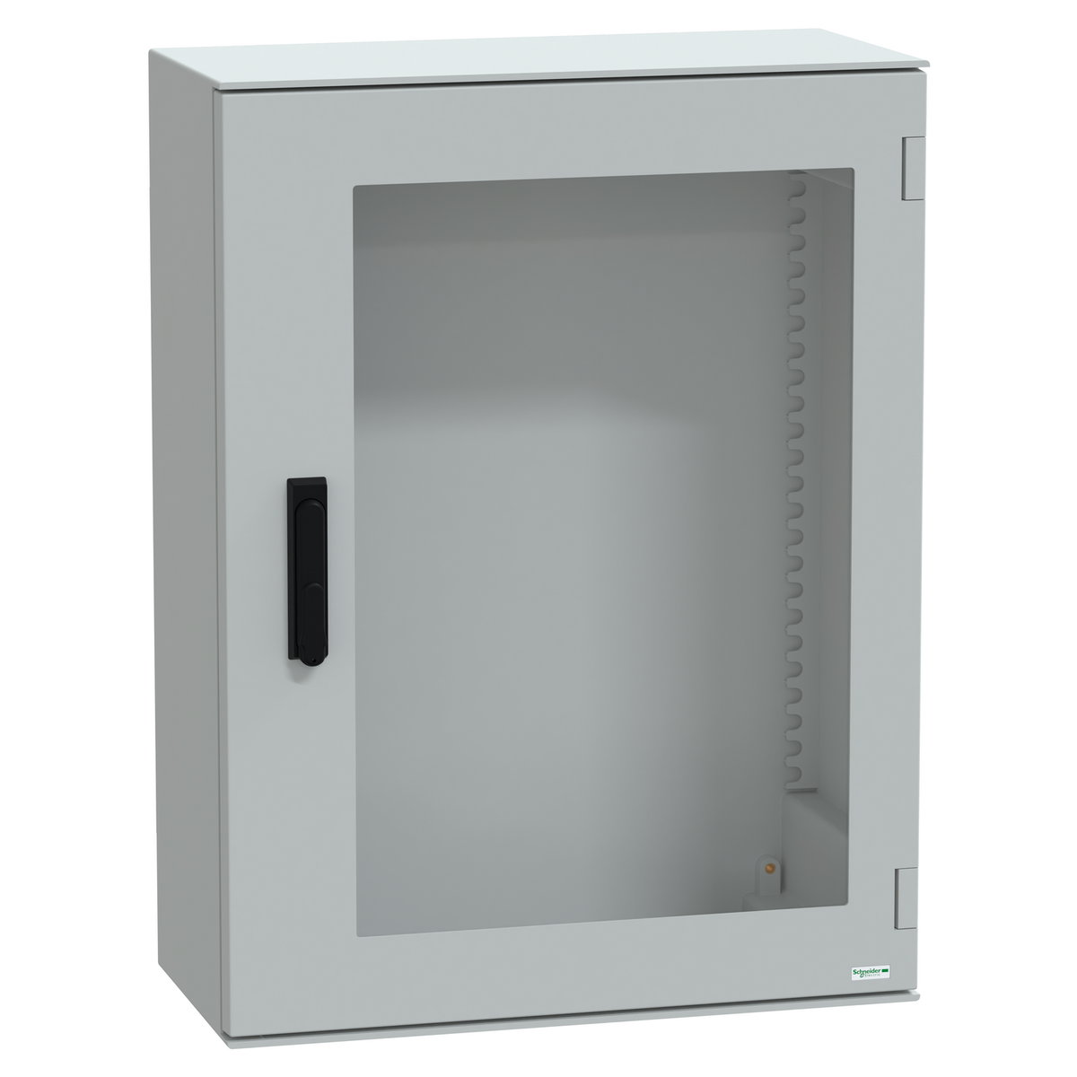 Wall-mounting encl. polyester monobloc IP66 847x636x300mm 3p.lock glazed door