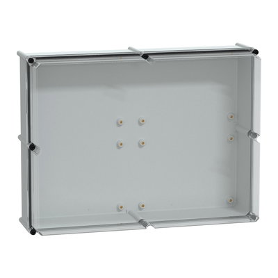 PLS box, polyester rear, transparent PC cover IP65 54x72x23cm