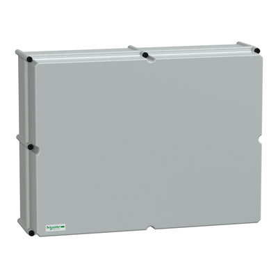 PLS box, polyester rear, opaque PC cover IP65 54x72x23cm