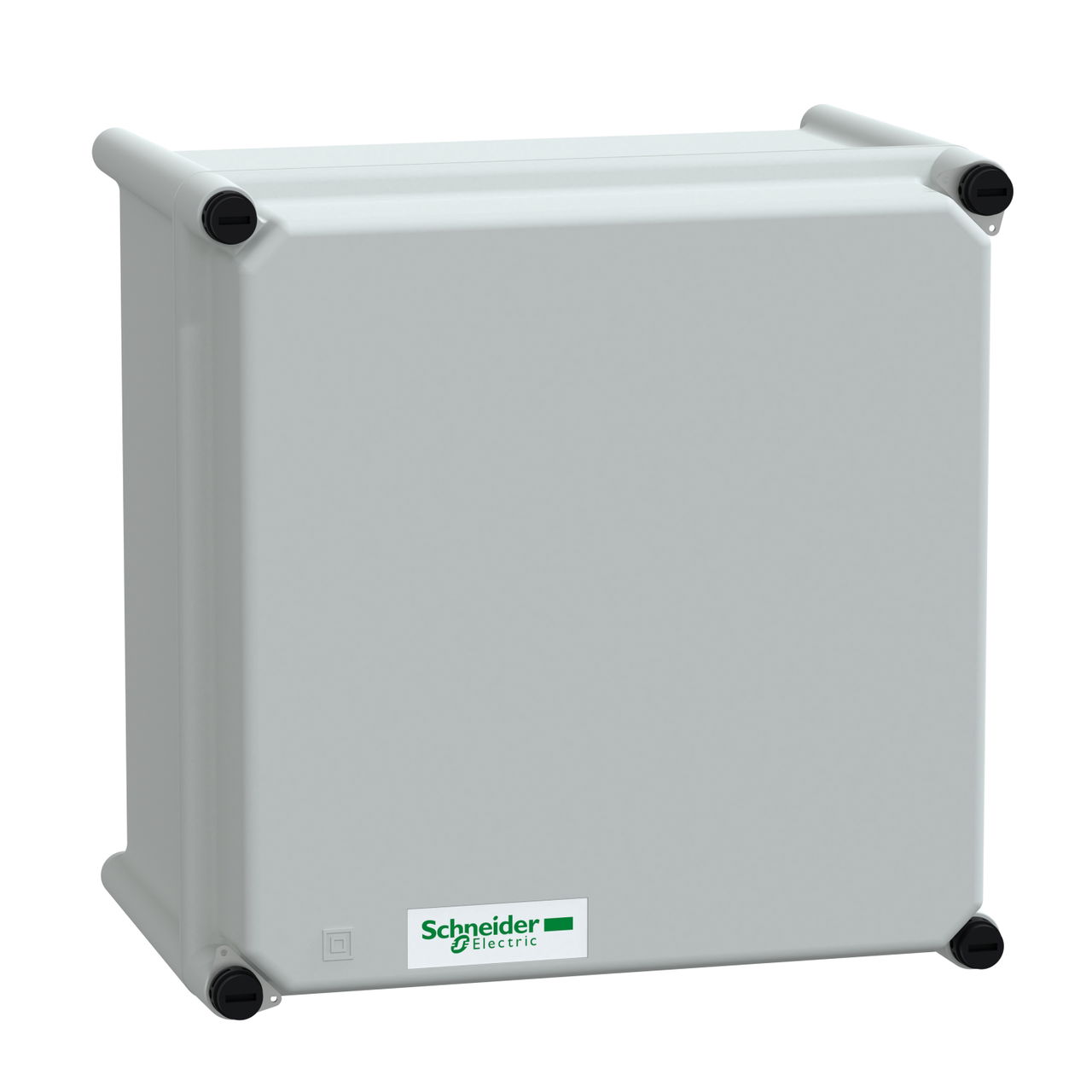 PLS box, polyester rear, polyester cover IP65 27x27x18cm