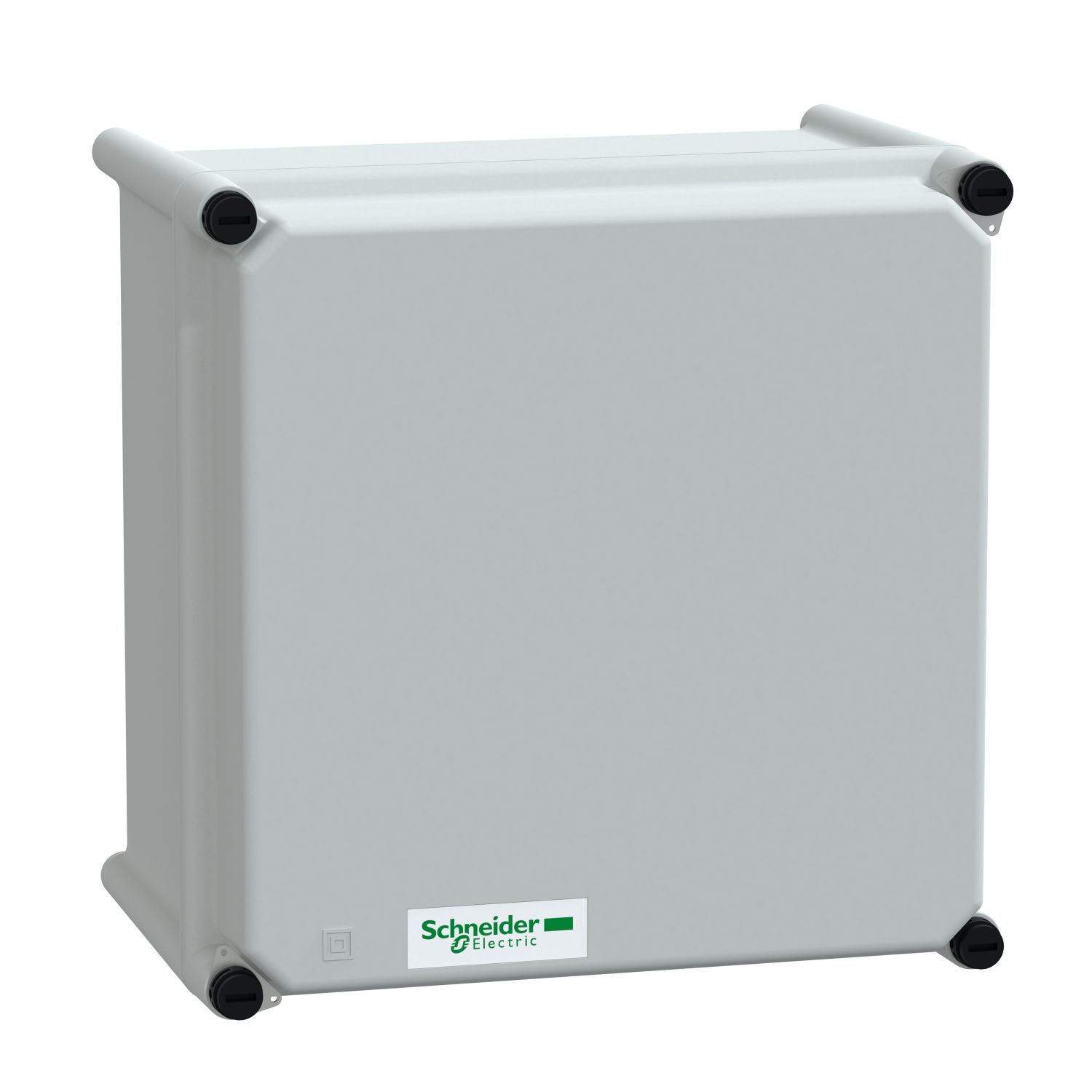 PLS box, polyester rear, polyester cover IP65 27x27x18cm