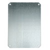 Metallic mounting plate for PLS box 27x54cm
