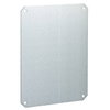 Metallic mounting plate for PLS box 27x54cm