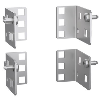 "set of 4 PanelSeT SF/SM brackets to install equipment 1U or 3U high"