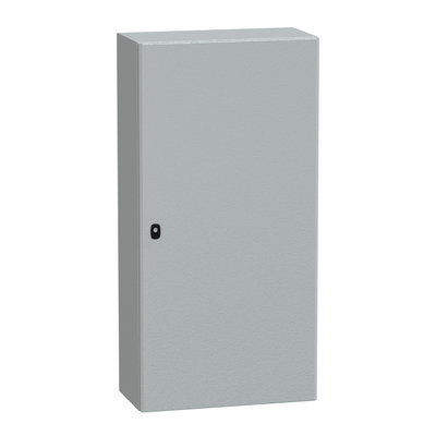 "Wall mounted steel enclosure, PanelSeT S3D, plain door, without mounting plate, 1200x600x300mm, IP66, IK10"