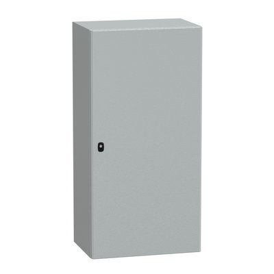 "Wall mounted steel enclosure, PanelSeT S3D, plain door, without mounting plate, 1200x600x400mm, IP66, IK10"