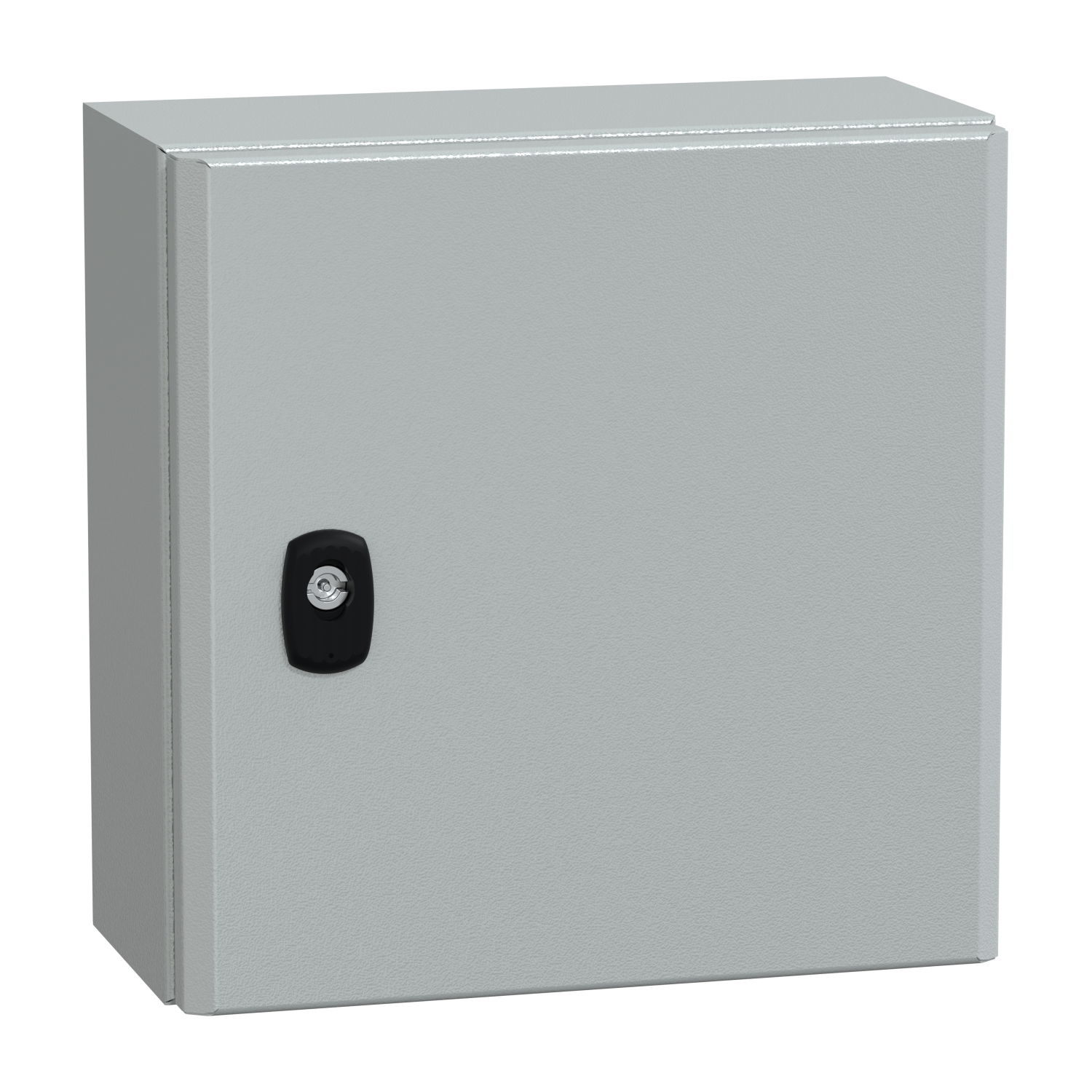 "Wall mounted steel enclosure, PanelSeT S3D, plain door, with mounting plate, 300x300x150mm, IP66, IK10"