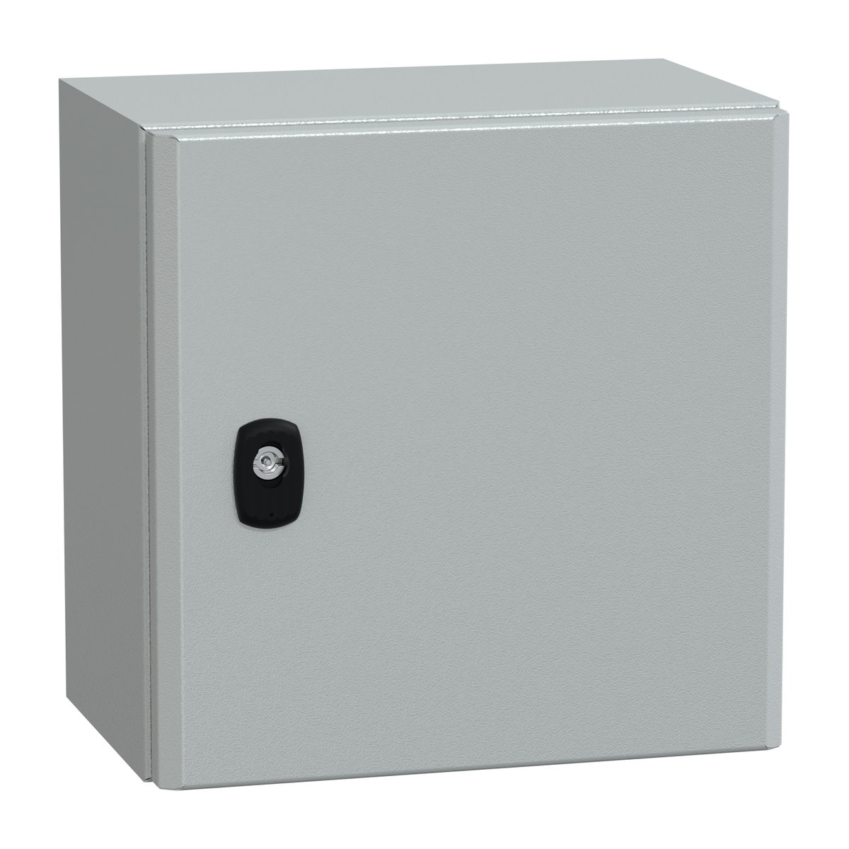 "Wall mounted steel enclosure, PanelSeT S3D, plain door, with mounting plate, 300x300x200mm, IP66, IK10"