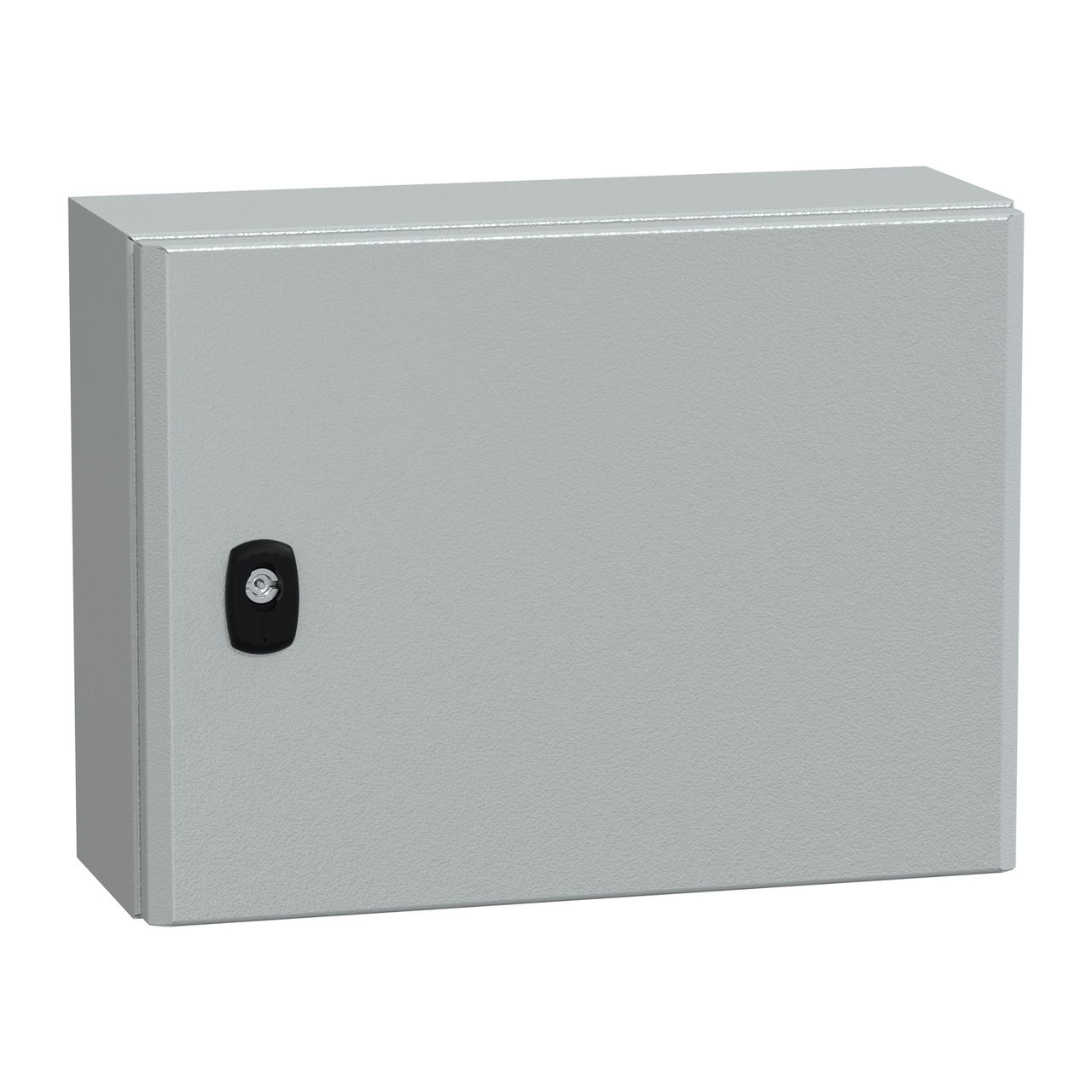 "Wall mounted steel enclosure, PanelSeT S3D, plain door, with mounting plate, 300x400x150mm, IP66, IK10"