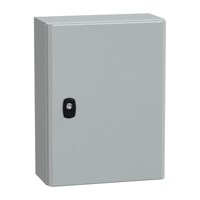 PanelSeT S3D Volltür mit Montageplatte H400xB300xT150 IP66 IK10 RAL7035.