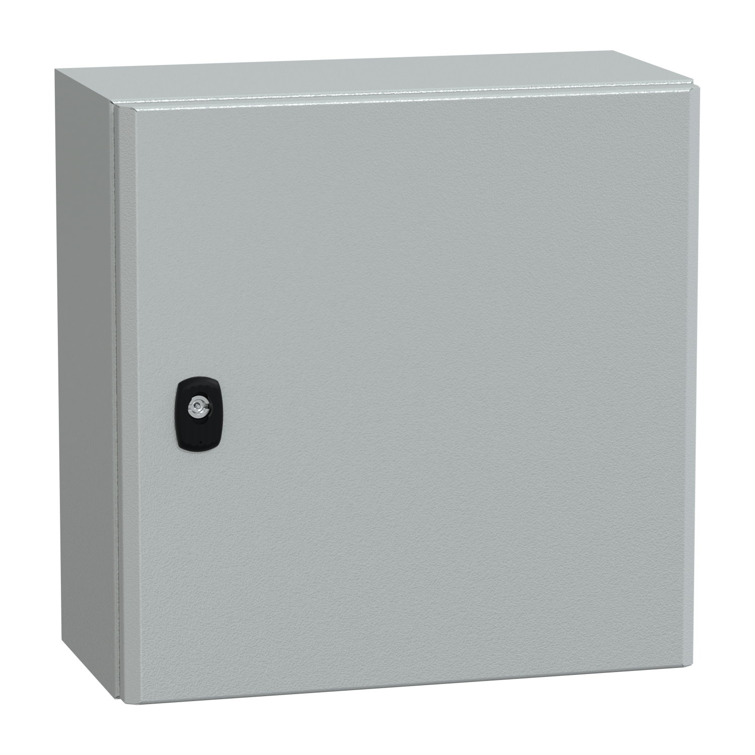 "Wall mounted steel enclosure, PanelSeT S3D, plain door, with mounting plate, 400x400x200mm, IP66, IK10"
