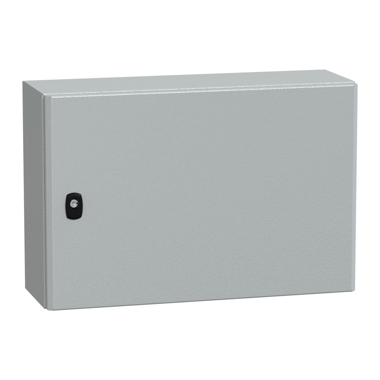 "Wall mounted steel enclosure, PanelSeT S3D, plain door, with mounting plate, 400x600x200mm, IP66, IK10"