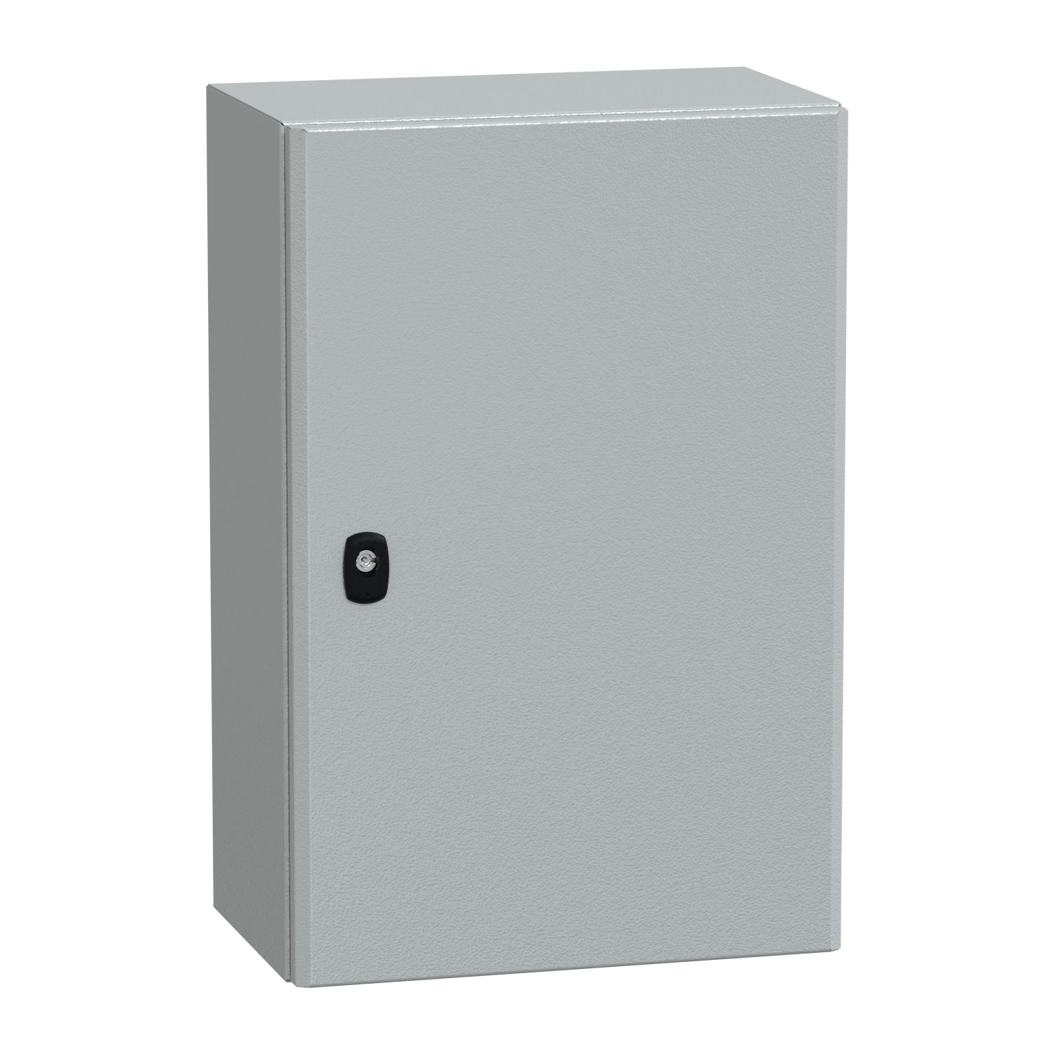 "Wall mounted steel enclosure, PanelSeT S3D, plain door, with mounting plate, 600x400x250mm, IP66, IK10"