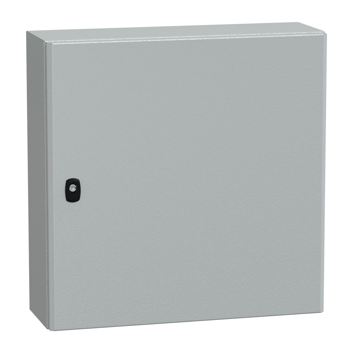"Wall mounted steel enclosure, PanelSeT S3D, plain door, without mounting plate, 600x600x200mm, IP66, IK10"