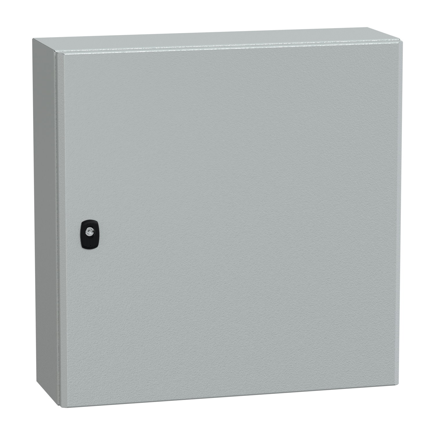 "Wall mounted steel enclosure, PanelSeT S3D, plain door, with mounting plate, 600x600x200mm, IP66, IK10"