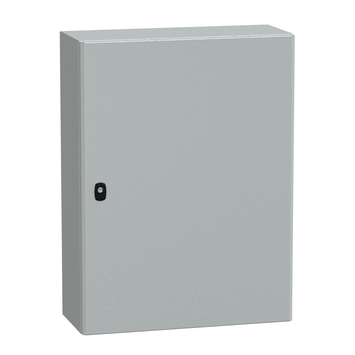 "Wall mounted steel enclosure, PanelSeT S3D, plain door, with mounting plate, 800x600x250mm, IP66, IK10"