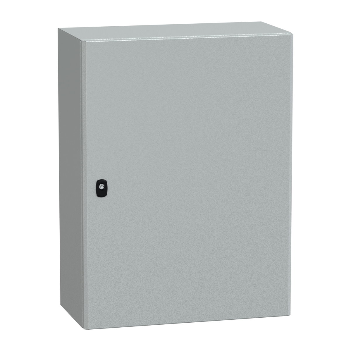 "Wall mounted steel enclosure, PanelSeT S3D, plain door, with mounting plate, 800x600x300mm, IP66, IK10"