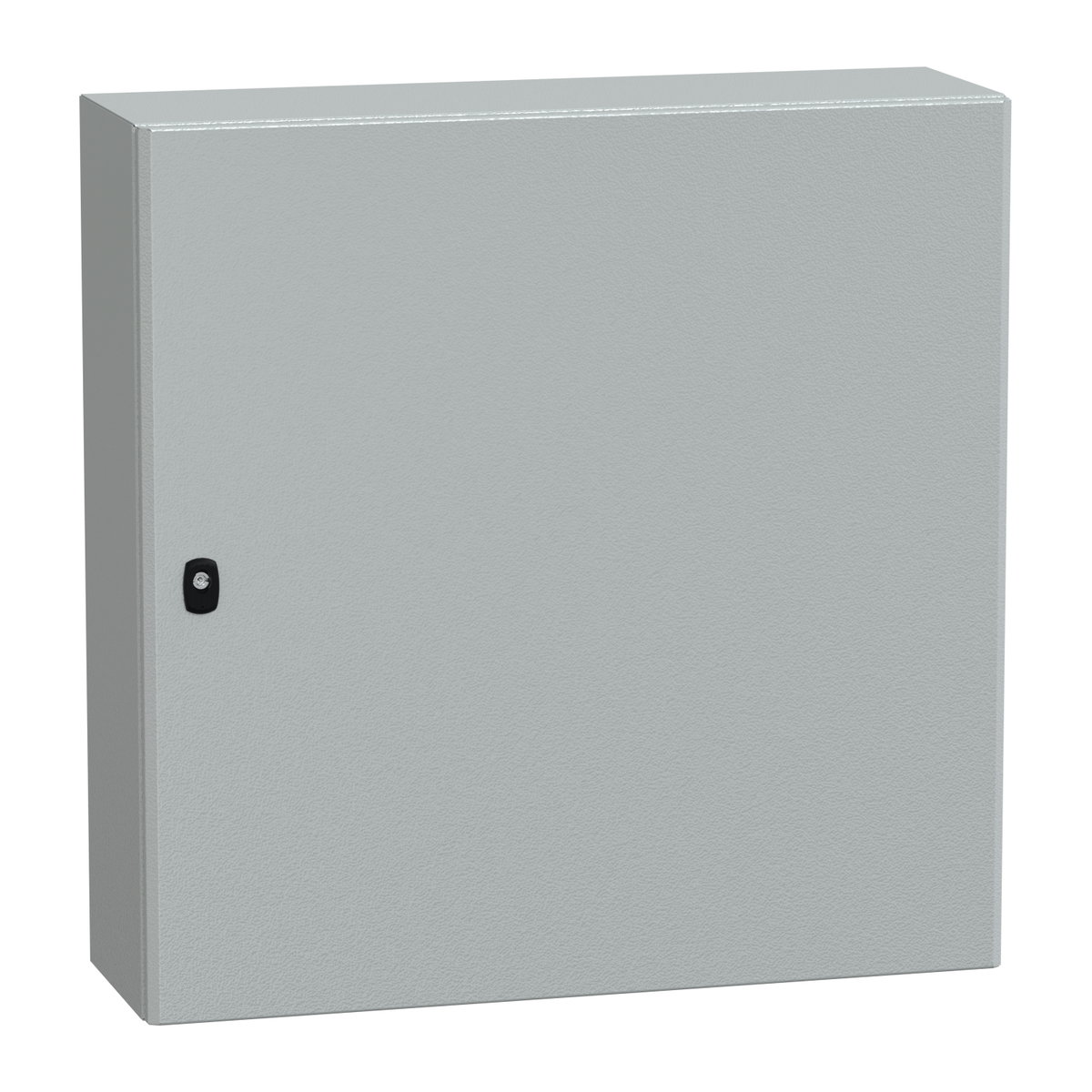 "Wall mounted steel enclosure, PanelSeT S3D, plain door, with mounting plate, 800x800x250mm, IP66, IK10"
