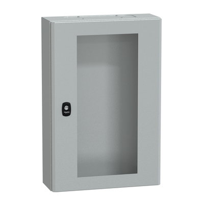 "PanelSet S3DM H600xW400xD150.IP66 IK10 RAL7035. top and bottom."