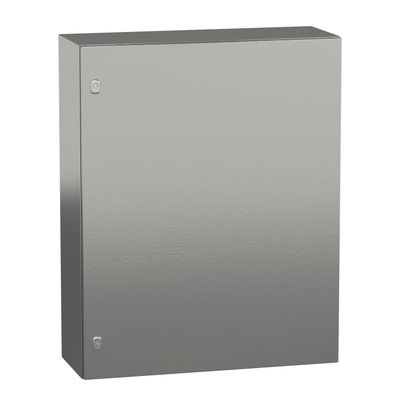 "PanelSet S3X stainless 304L, Scotch Brite® finish, H1000xW800xD300 mm."