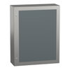 "PanelSet S3X stainless 304L, Scotch Brite® finish, H1000xW800xD300 mm."