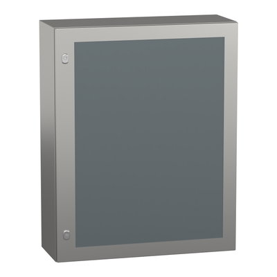 "PanelSet S3X stainless 304L, Scotch Brite® finish, H1000xW800xD300 mm."