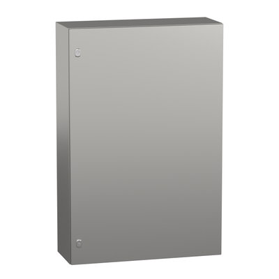 "PanelSet S3X stainless 304L, Scotch Brite® finish, H1200xW800xD300 mm."