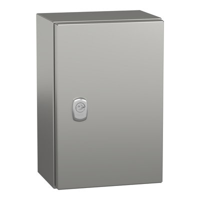 "PanelSet S3X stainless 316L, Scotch Brite® finish, H300xW200xD150 mm."