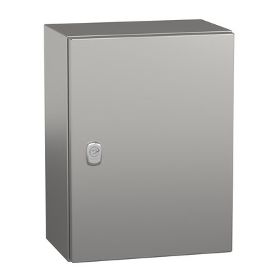 "PanelSet S3X stainless 316L, Scotch Brite® finish, H400xW300xD200 mm."