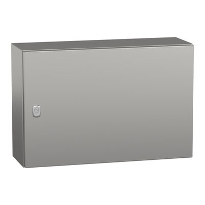 "PanelSet S3X stainless 316L, Scotch Brite® finish, H400xW600xD200 mm."