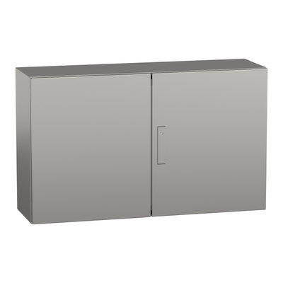 "PanelSet S3X - stainless steel 304L- Scotch Brite® finish - H600xW1000xD300 mm."