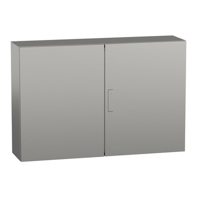 "PanelSet S3X - stainless steel 304L- Scotch Brite® finish - H800xW1200xD300 mm."